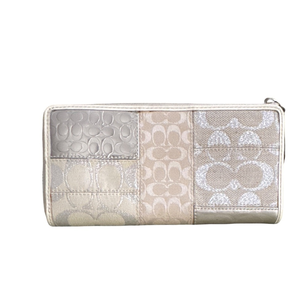 Coach Patchwork Collection Zip Around Long Wallet - image 2